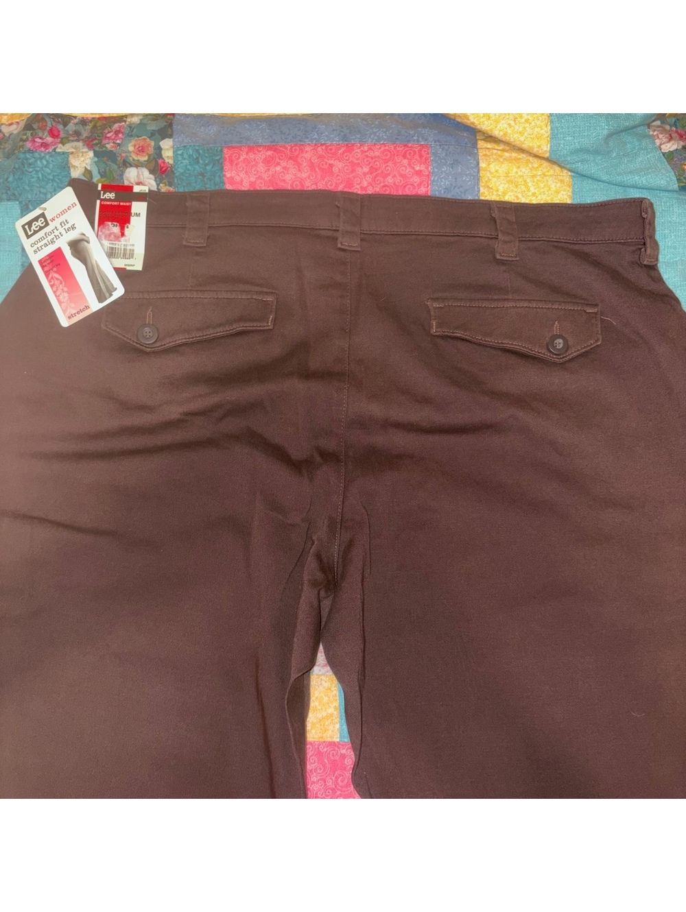 Lee NEW $50 Comfort Waistband Pants Womans 22W Medium Custom Fit - Picture 4 of 7